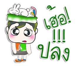 Hello! My name is Kururu. Love rabbit. sticker #13939338