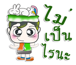 Hello! My name is Kururu. Love rabbit. sticker #13939340