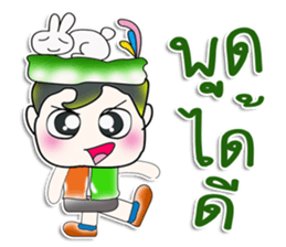 Hello! My name is Kururu. Love rabbit. sticker #13939344