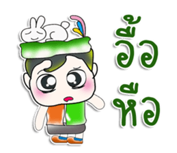 Hello! My name is Kururu. Love rabbit. sticker #13939352