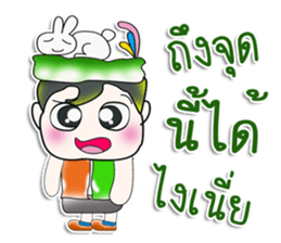 Hello! My name is Kururu. Love rabbit. sticker #13939355