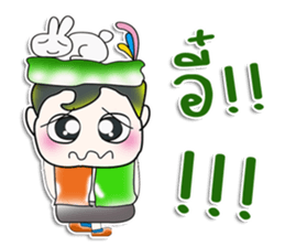 Hello! My name is Kururu. Love rabbit. sticker #13939356