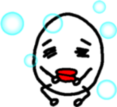 a white mysterious sticker #13939719