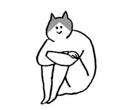 Cat's name is Yuka sticker #13940521