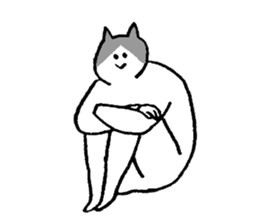 Cat's name is Yuka sticker #13940521