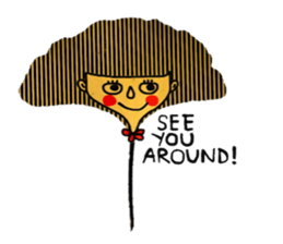 Cool Ginkgo ; English version sticker #13940701