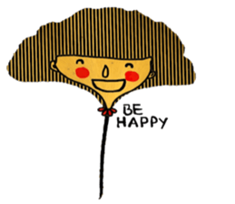 Cool Ginkgo ; English version sticker #13940708