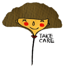 Cool Ginkgo ; English version sticker #13940710