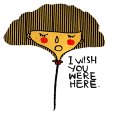 Cool Ginkgo ; English version sticker #13940714