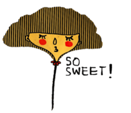 Cool Ginkgo ; English version sticker #13940717