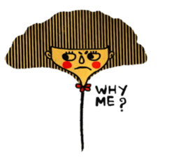 Cool Ginkgo ; English version sticker #13940720