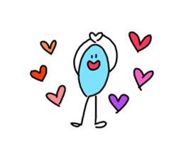 little blue sticker #13940808