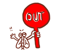 housefly is coming sticker #13940909