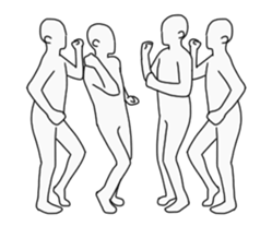 We are moving people sticker #13941109