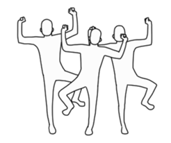 We are moving people sticker #13941113