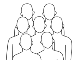 We are moving people sticker #13941117