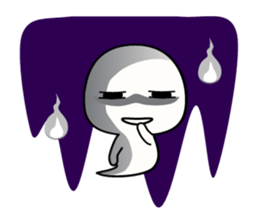 This world is hateful ghost sticker2 sticker #13941693