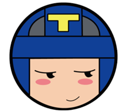 TAEKWON ACTION FIGURE BLUE!! sticker #13942604