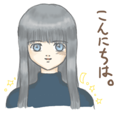 moon girl sticker #13943206