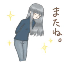 moon girl sticker #13943207