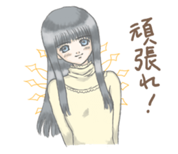 moon girl sticker #13943212