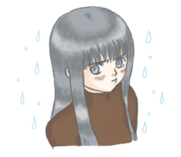 moon girl sticker #13943213