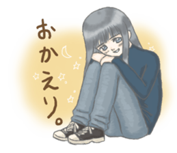 moon girl sticker #13943215