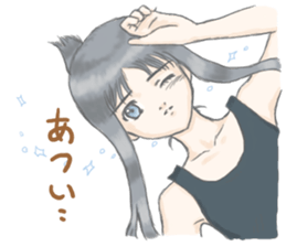 moon girl sticker #13943218