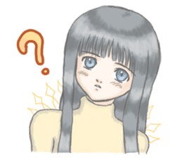 moon girl sticker #13943220