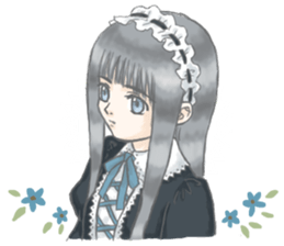 moon girl sticker #13943221