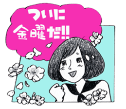 Hey Monday.Bring it on. sticker #13944598