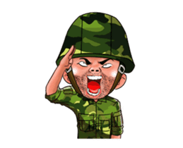 Thai Soldier2 sticker #13944782