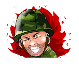 Thai Soldier2 sticker #13944789