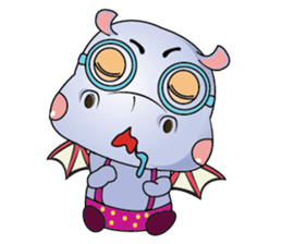 Hybrid Dragon Hippo sticker #13944972