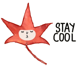 Cool Leaf sticker #13945059
