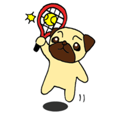 Child Pug's Pusuke sticker #13945171