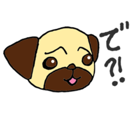 Child Pug's Pusuke sticker #13945178