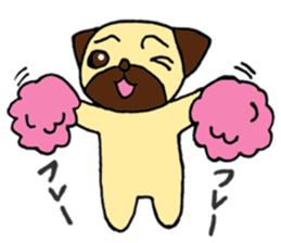 Child Pug's Pusuke sticker #13945183