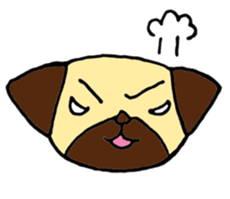 Child Pug's Pusuke sticker #13945188