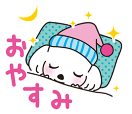 Mr. piece of a Maltese dog sticker #13945205