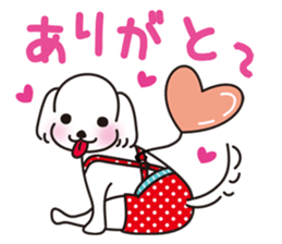 Mr. piece of a Maltese dog sticker #13945206