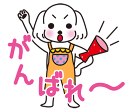 Mr. piece of a Maltese dog sticker #13945236