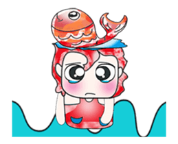 Mr. Senta and fish. ^_^ sticker #13945240