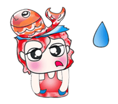 Mr. Senta and fish. ^_^ sticker #13945241