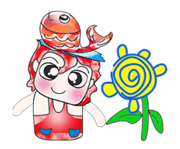 Mr. Senta and fish. ^_^ sticker #13945242