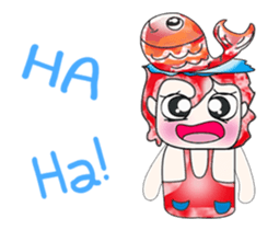 Mr. Senta and fish. ^_^ sticker #13945245