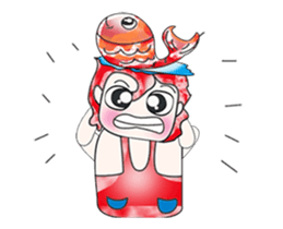 Mr. Senta and fish. ^_^ sticker #13945247