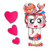 Mr. Senta and fish. ^_^ sticker #13945252