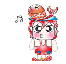 Mr. Senta and fish. ^_^ sticker #13945253