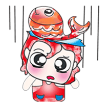 Mr. Senta and fish. ^_^ sticker #13945257